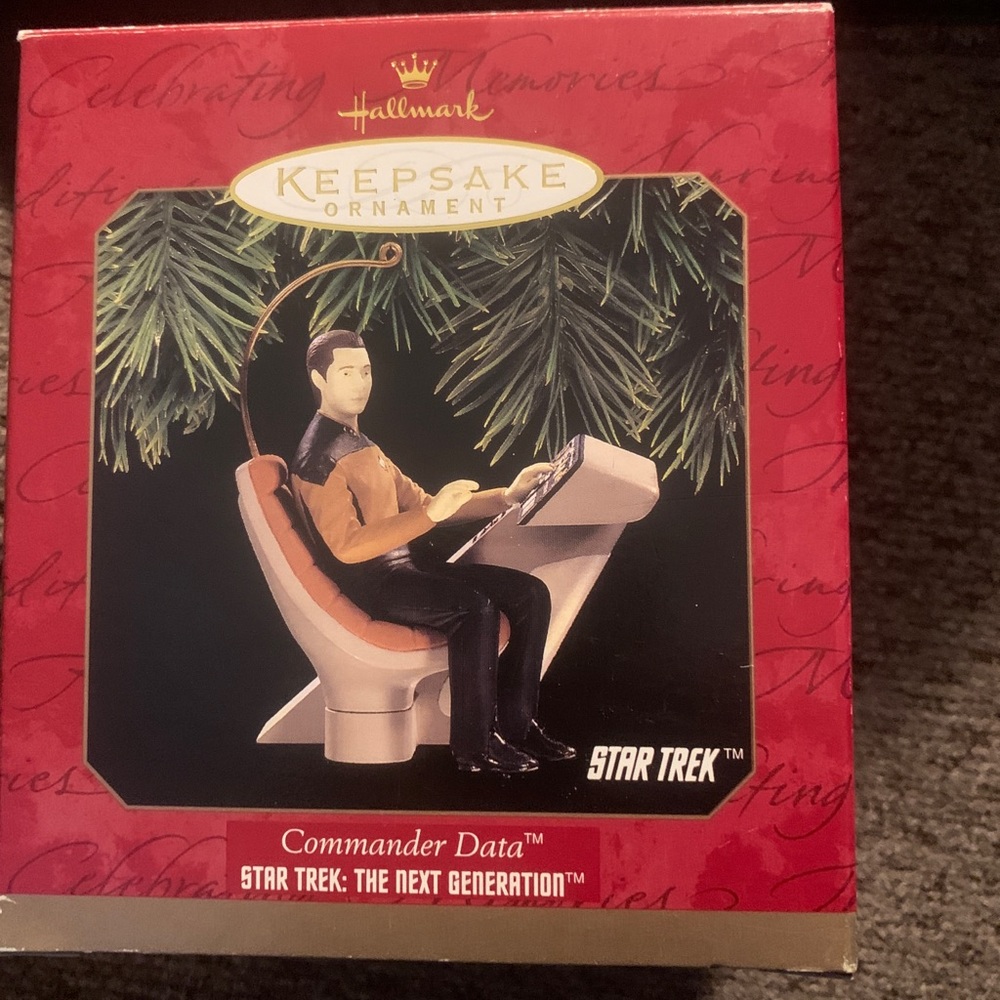 Data TNG Hallmark Ornament 1997